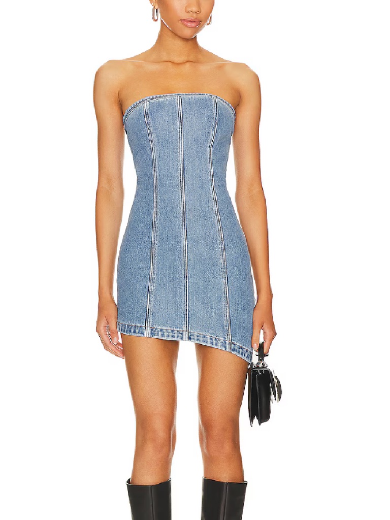 Abrand Georgia Bustier Mini Dress